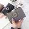 Compact PU Leather Womes Mini Wallet Cute Small Zipper Card Holder And Coin Purse 0