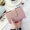Compact PU Leather Womes Mini Wallet Cute Small Zipper Card Holder And Coin Purse 2