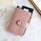 Compact PU Leather Womes Mini Wallet Cute Small Zipper Card Holder And Coin Purse 3