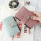 Compact PU Leather Womes Mini Wallet Cute Small Zipper Card Holder And Coin Purse 4