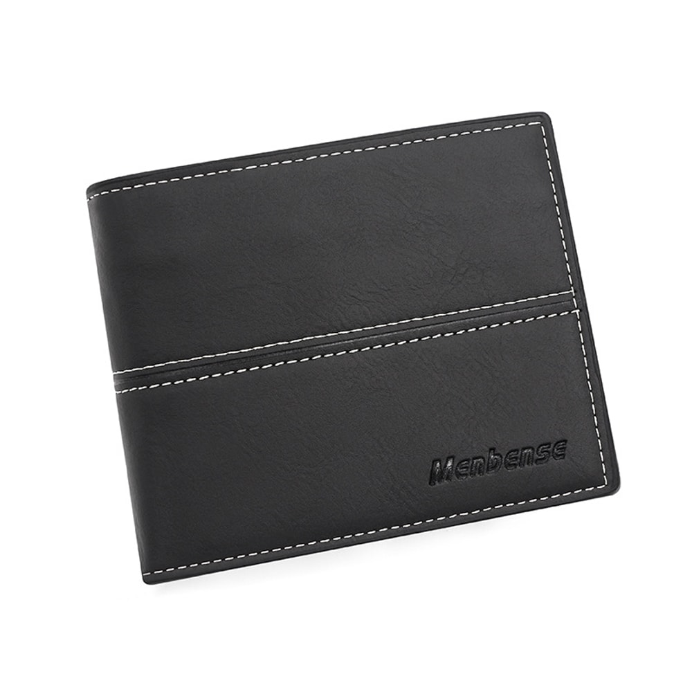 Premium Vintage Mens PU Leather Wallet With Coin Pocket Money Clip Slim Card Holder 6
