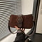 Feminine Faux Suede Shoulder Bag Chic Small Crossbody Bag For Everyday Style 1