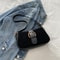 Feminine Faux Suede Shoulder Bag Chic Small Crossbody Bag For Everyday Style 7