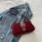 Feminine Faux Suede Shoulder Bag Chic Small Crossbody Bag For Everyday Style 8