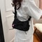 Style Washed Denim Shoulder Bag With Bow Casual Summer Handbag For Women 2