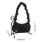 Style Washed Denim Shoulder Bag With Bow Casual Summer Handbag For Women 4