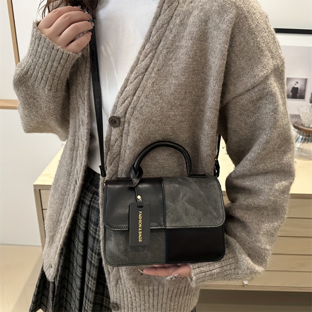 Elegant Geometric Pattern Womens Handbag Stylish Crossbody Shoulder Tote Bag 3
