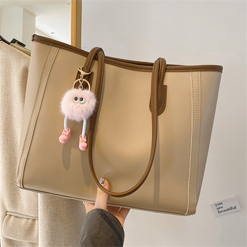 Premium Style PU Leather Shoulder Tote Bag Elegant Everyday Womens Tote Bag With Spacious Design 1