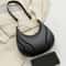 French Style Textured Womens Crossbody Bag with Adjustable Strap for Work & Travel