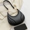 French Style Textured Womens Crossbody Bag with Adjustable Strap for Work & Travel