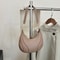 French Style Textured Womens Crossbody Bag with Adjustable Strap for Work & Travel