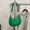 French Style Textured Womens Crossbody Bag with Adjustable Strap for Work & Travel