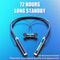 Wireless Bluetooth Neckband Headphones With Noise Reduction Mic Sports Bluetooth Earphones 0