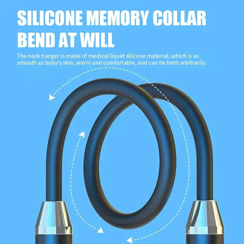 Wireless Bluetooth Neckband Headphones With Noise Reduction Mic Sports Bluetooth Earphones 1