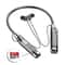 Wireless Bluetooth Neckband Earphones Long Battery Headphones With TF Card Support 0