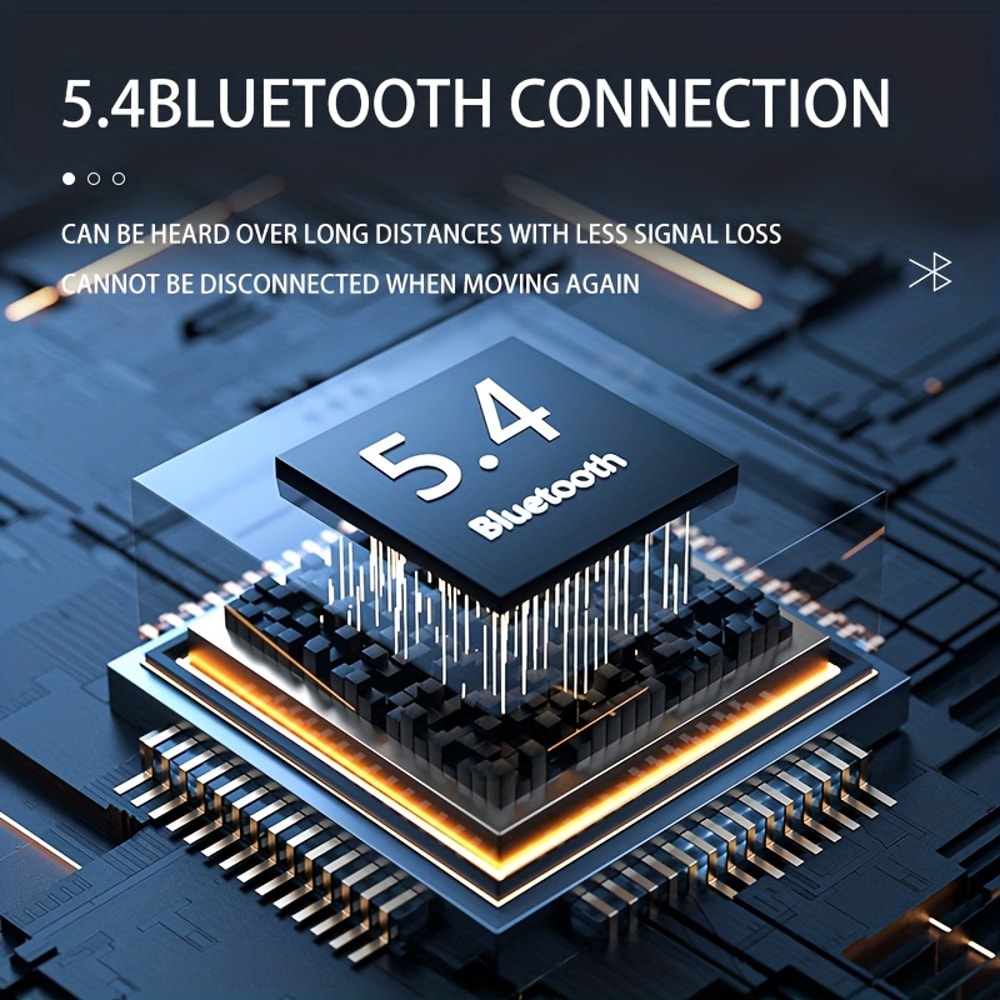 Open Ear Bone Conduction Headphones With Bluetooth Mic