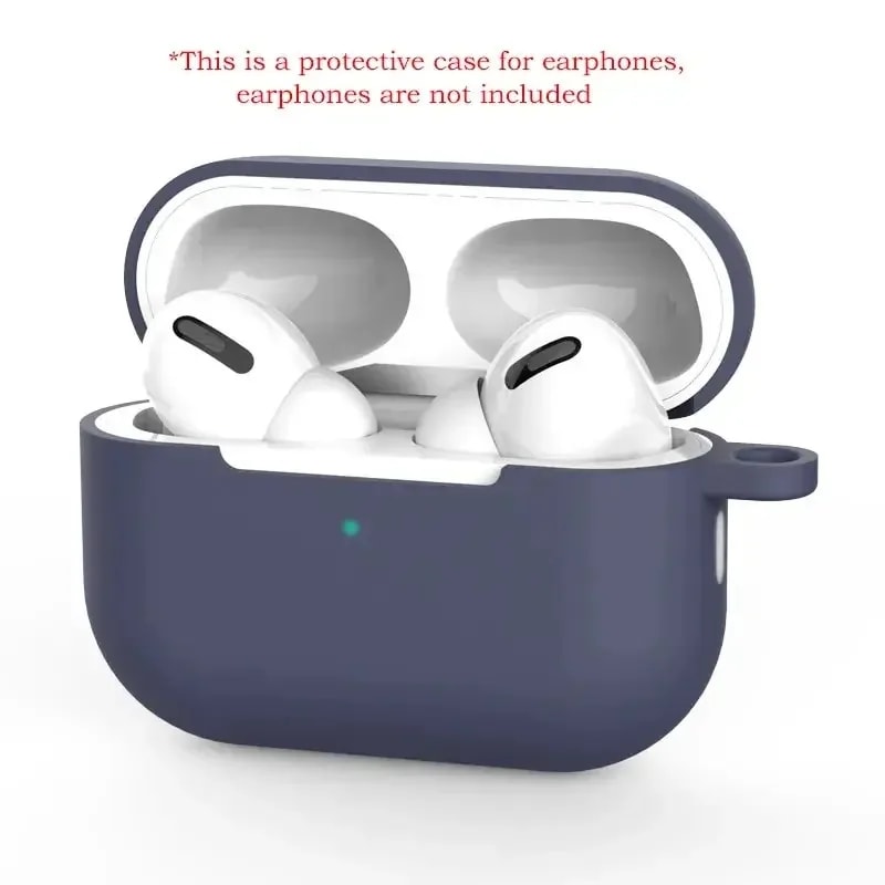 Soft Silicone AirPods Pro Protective Case Solid Color Cover 9