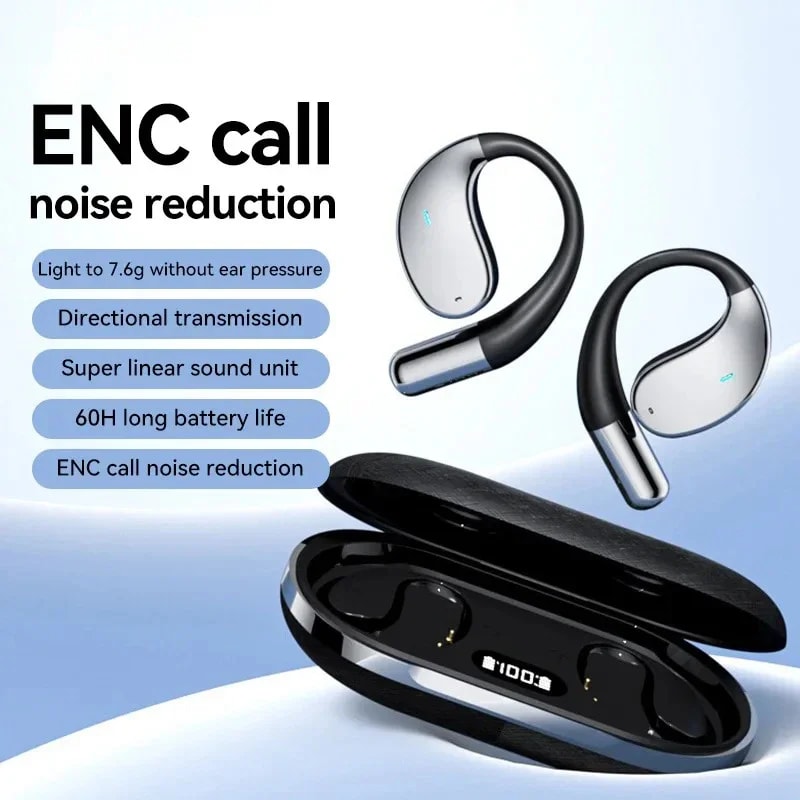 Wireless Bluetooth Earbuds with Mic Bass Stereo Sport Headphones