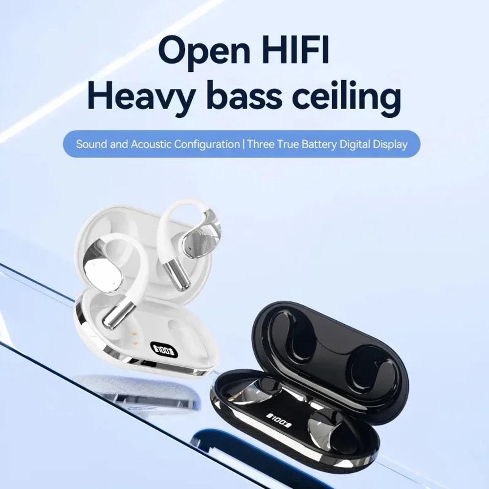 Wireless Bluetooth Earbuds with Mic Bass Stereo Sport Headphones