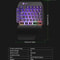 Mechanical One Handed RGB Wired Gaming Keyboard with Wrist Support & Radium Engraving