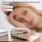 Mirror Bluetooth Speaker Alarm Clock with Dual Alarms and FM Radio