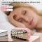 Mirror Bluetooth Speaker Alarm Clock with Dual Alarms and FM Radio