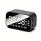 Mirror Bluetooth Speaker Alarm Clock with Dual Alarms and FM Radio