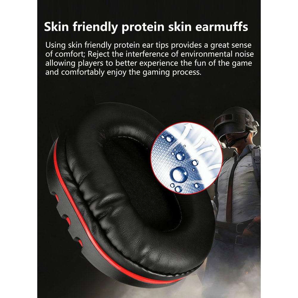 Ultimate Wired Gaming Headset with Mic Immersive Gaming Audio for PC & Console
