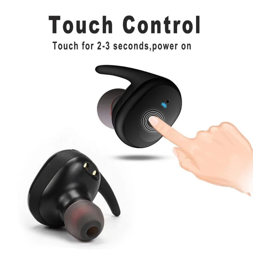 TWS Wireless Bluetooth Earbuds Noise Cancelling Waterproof Sport Headphones 3