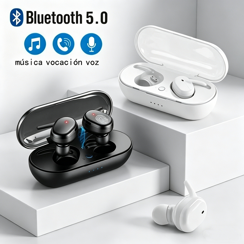 TWS Wireless Earbuds Noise Cancelling Bluetooth Waterproof In Ear Headphones