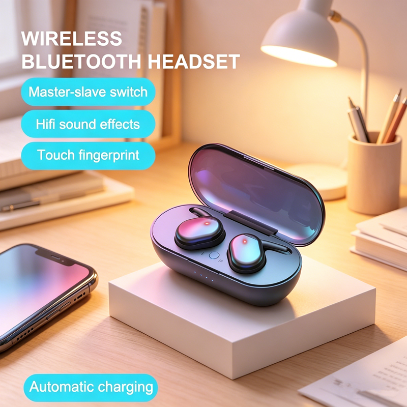 True Wireless Bluetooth Earbuds Noise Reduction Waterproof In Ear Headphones
