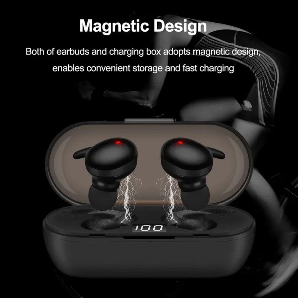 True Wireless Bluetooth Earbuds Noise Reduction Waterproof In Ear Headphones