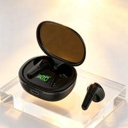 pro elite tws wireless headphones with led sports earbuds and gaming mic