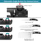 Professional Stage Adjustable Angle Knife Sharpener and Kitchen Scissors Sharpening Tool