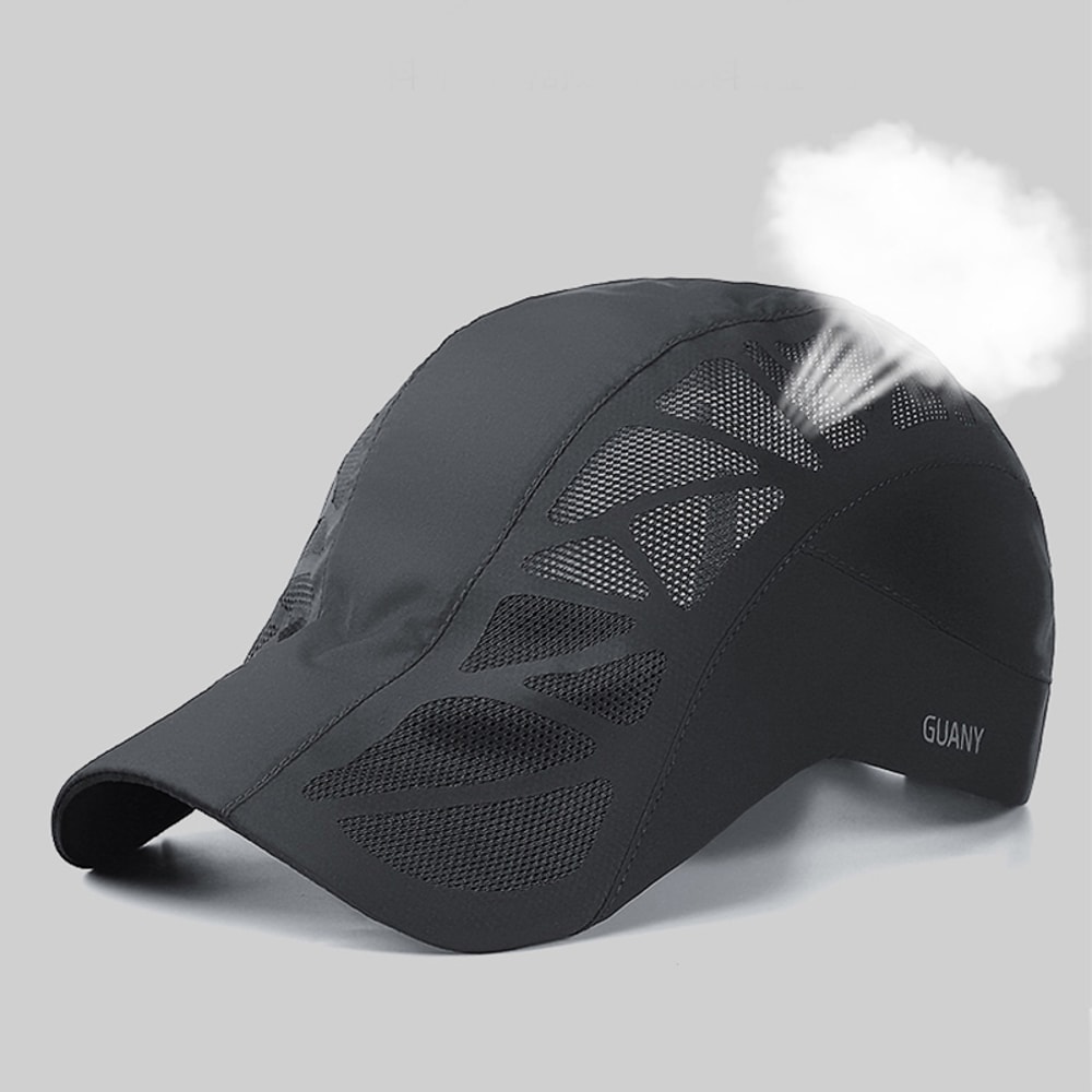 Mens Breathable Flat Cap Quick Dry Sun Protection Golf Hat For Outdoor Sports 3