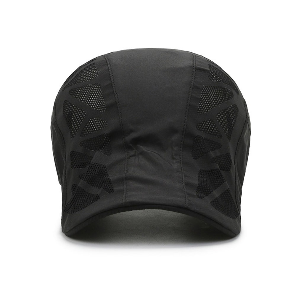 Mens Breathable Flat Cap Quick Dry Sun Protection Golf Hat For Outdoor Sports 4
