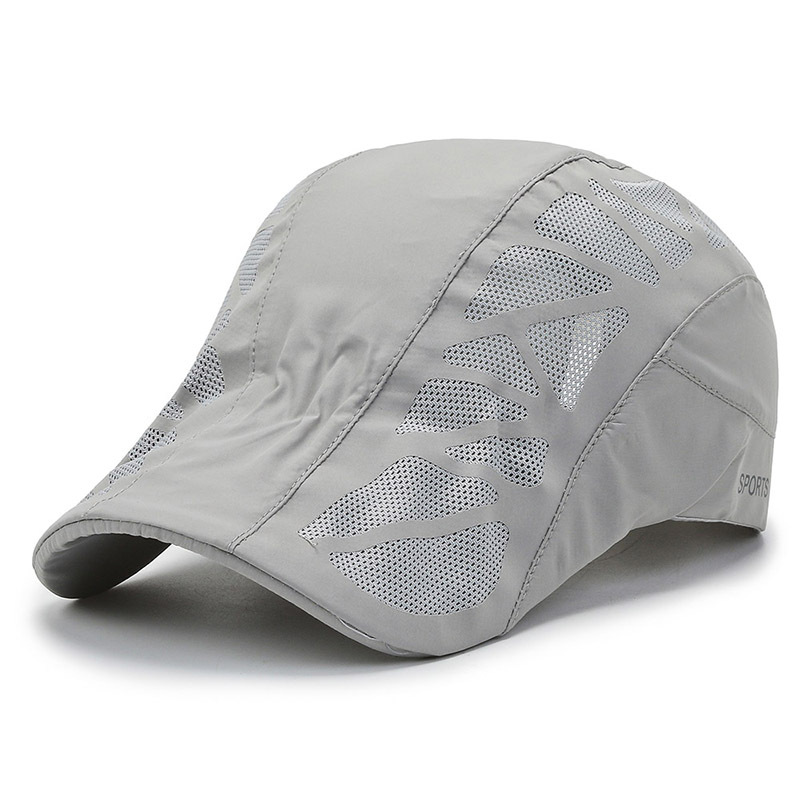 Mens Breathable Flat Cap Quick Dry Sun Protection Golf Hat For Outdoor Sports 8