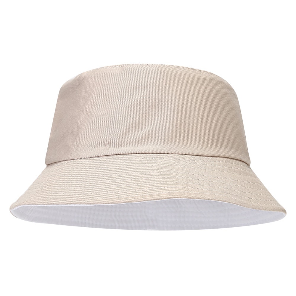 Versatile Unisex DoubleSided Reversible Bucket Hat Foldable Summer Sunscreen Fisherman Cap 3
