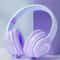 Wireless Gradient RGB Gaming Headphones With Noise Cancellation Long Battery 5