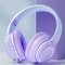 Wireless Gradient RGB Gaming Headphones With Noise Cancellation Long Battery 5