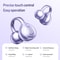 ComfortClip Pro Bluetooth Clip On Earbuds Open Ear Wireless Headphones with Long Battery & Mic