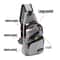 USB Charging Sling Bag For Men Anti Theft Chest Crossbody Travel Bag 2