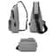 USB Charging Sling Bag For Men Anti Theft Chest Crossbody Travel Bag 3