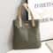Womens Large Canvas Tote Bag Spacious Reusable Shopping Beach Bag With Shoulder Strap 0