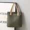 Womens Large Canvas Tote Bag Spacious Reusable Shopping Beach Bag With Shoulder Strap 7