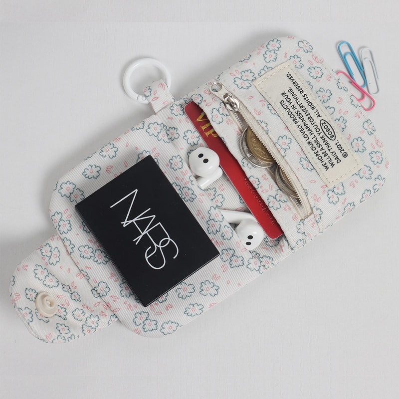 Floral Korean Fashion Wallet Cute Small Student Coin Purse Portable Card Holder 6