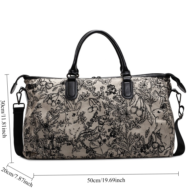 Retro Ethnic Summer Large Capacity Tote Shoulder Bag For Women 1