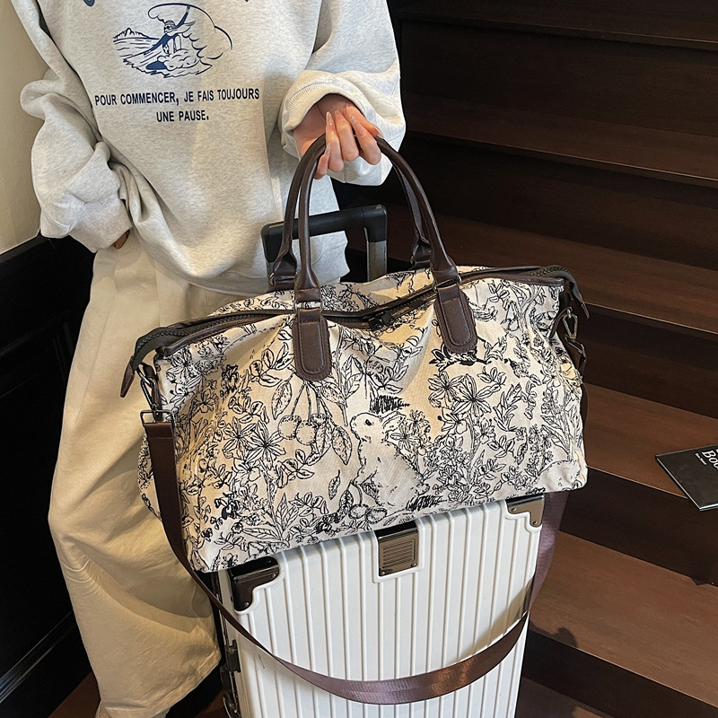 Retro Ethnic Summer Large Capacity Tote Shoulder Bag For Women 0