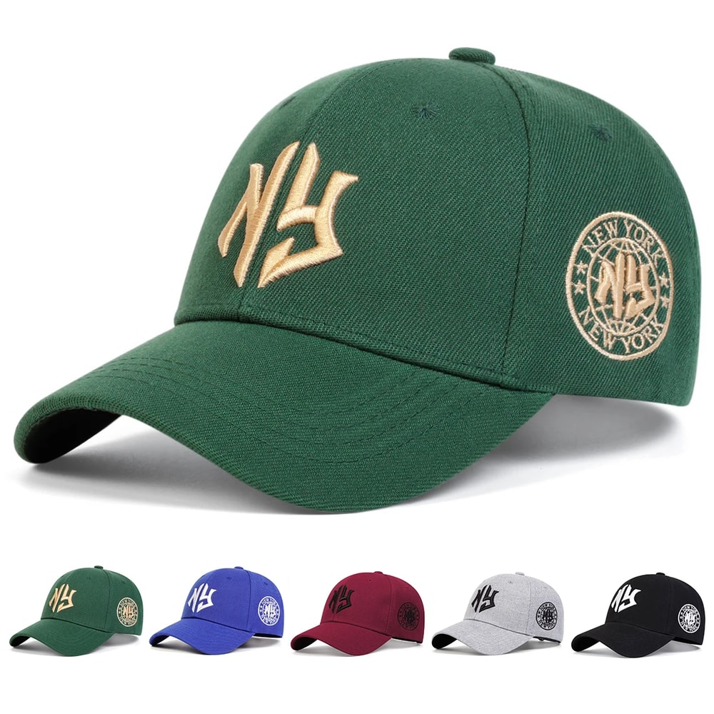 Unisex Adjustable Baseball Cap Embroidered Outdoor Casual Golf Sun Hat 0