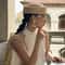 Breathable Raffia Summer Sun Hat for Beach & Travel Unisex Sailor & Beret Style